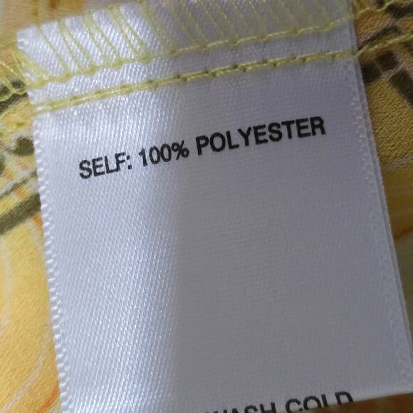 Rose & Olive Fruit Banana Pineapple Button Down Shirt Plus Size 2X New! - Picture 6 of 8